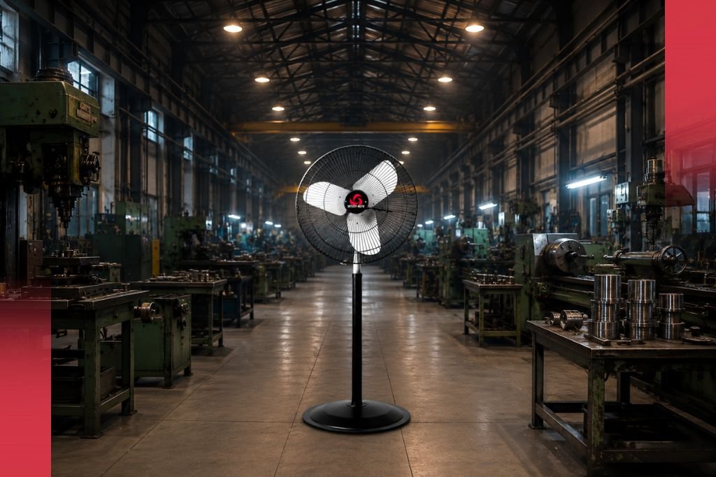 Action Aire Industrial Air Circulator Fan for Indian Factories