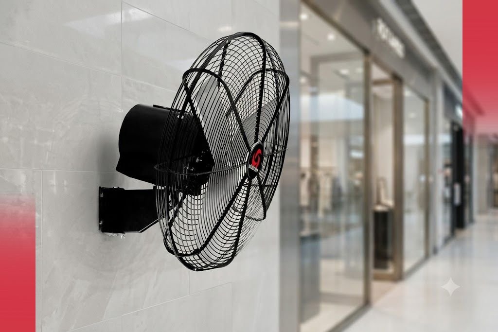 Best Commercial Wall Fans for Shopping Malls Corridors