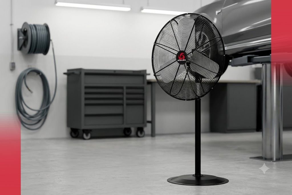 Best Heavy Duty Pedestal Fans for Automobile Service Centers