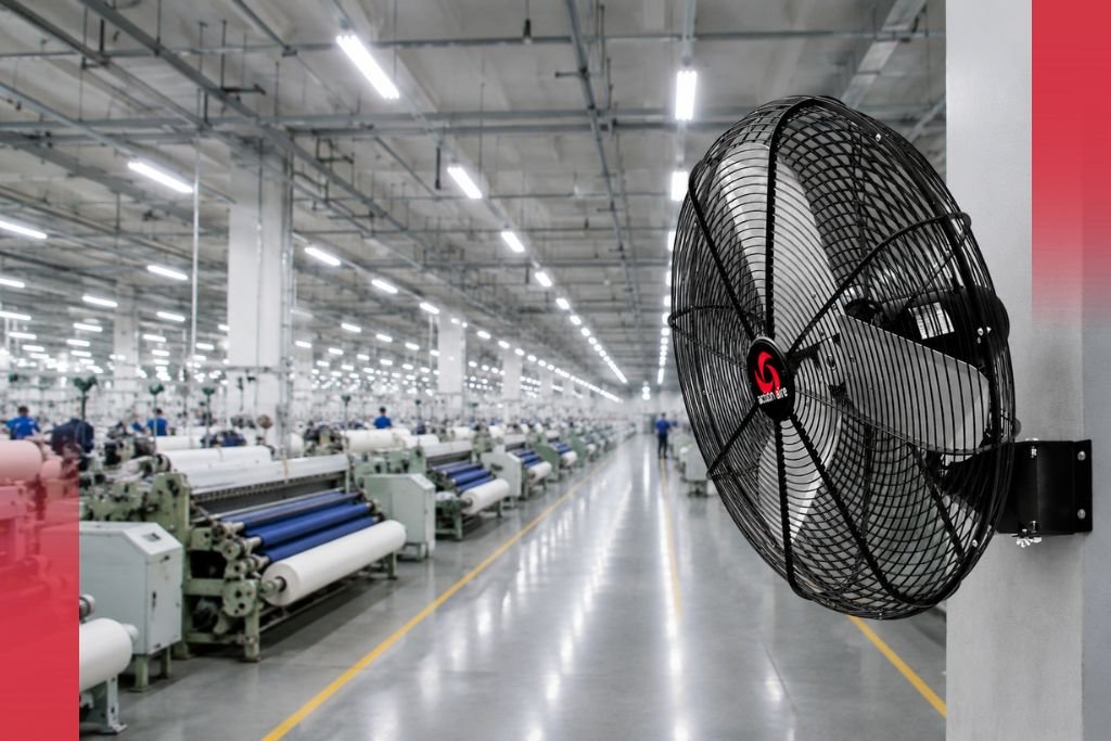 Best Heavy Duty Wall Fan for Textile and Garment Manufacturing Floors