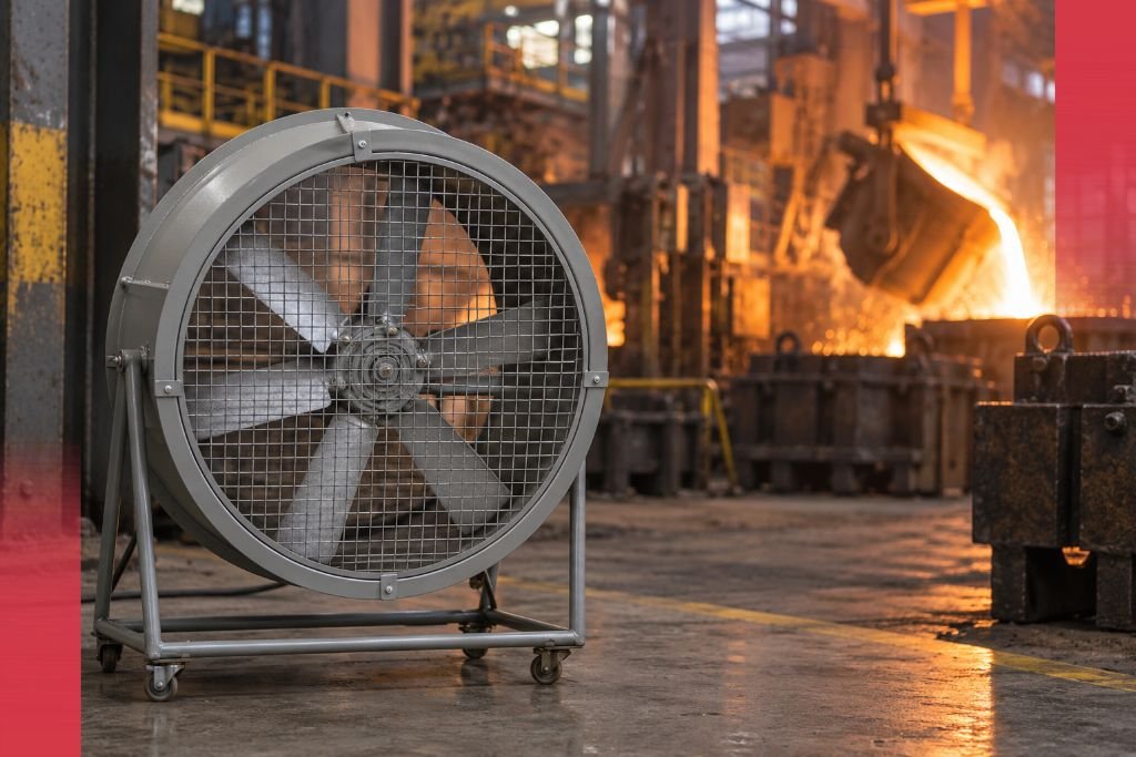 Action Aire - Buy a Man Cooler Fan for Foundries and Steel Plants