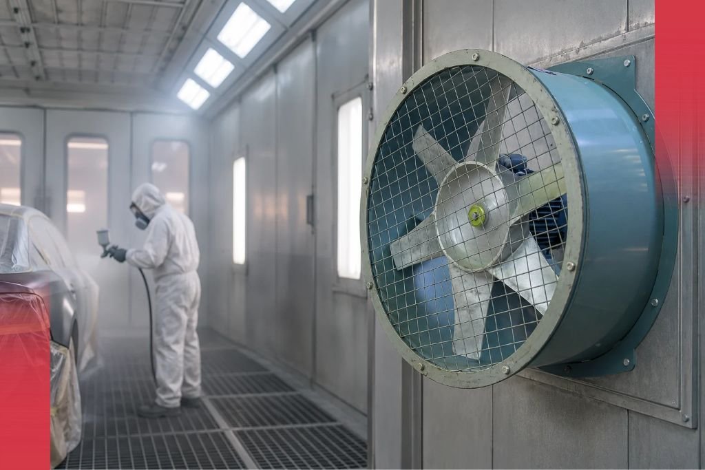 Action Aire - What Does an Axial Flow Fan Do Inside a Paint Booth